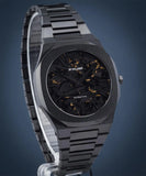 Buy Shop D1 Milano Ultra Thin Two Tone Black Steel Strap Watch for Men - D1-UTBJ31 USA Online