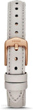 Buy Shop Fossil Jacqueline Mother of Pearl Dial Grey Leather Strap Watch for Women - ES4672 USA Online