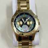 Buy Shop Marc Jacobs Rock Chronograph Green Dial Gold Steel Strap Watch for Women - MBM3252 USA Online