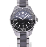 Buy Shop Tag Heuer Aquaracer Quartz Black Dial Two Tone Steel Strap Watch for Men - WAY131A.BA0913 USA Online