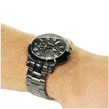 Buy Shop Fossil Grant Chronograph Black Dial Black Steel Strap Watch for Men - FS4832 USA Online