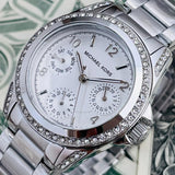 Buy Shop Michael Kors Blair Silver Dial SIlver Steel Strap Watch for Women - MK5612 USA Online