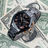 Buy Shop Emporio Armani Chronograph Black Ceramic Stainless Steel Dial Watch For Women - AR1411 USA Online