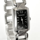 Buy Shop Burberry Signature Quartz Black Dial Silver Steel Strap Watch for Women - BU4210 USA Online