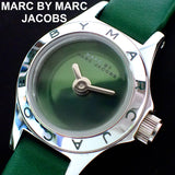Buy Shop Marc Jacobs Blade Green Dial Green Leather Strap Watch for Women - MBM1341 USA Online