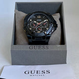 Buy Shop Guess Genesis Quartz Black Dial Black Silicone Strap Watch For Men - W1254G2 USA Online