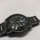 Buy Shop Marc Jacobs Larry Chronograph Black Dial Gunmetal Grey Steel Strap Watch for Men - MBM5031 USA Online