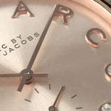 Buy Shop Marc Jacobs Baker Rose Gold Dial Grey Leather Strap Watch for Women - MBM1400 USA Online