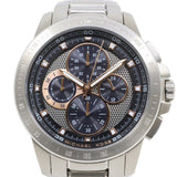Buy Shop Michael Kors Ryker Chronograph Black Dial Silver Steel Strap Watch For Men - MK8528 USA Online