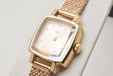 Buy Shop Tissot Lovely Square Lady Quartz Rose Gold Dial Rose Gold Mesh Bracelet Watch For Women - T058.109.33.456.00 USA Online