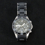 Buy Shop Marc Jacobs Rock Chronograph Black Dial Black Silicone Strap Watch for Women - MBM2551 USA Online