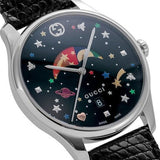 Buy Shop Gucci G-Timeless Moonphase Black Dial Black Leather Strap Watch For Men - YA1264045 USA Online
