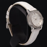 Buy Shop Burberry The City White Diamonds Dial White Leather Strap Watch for Women - BU9221 USA Online