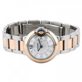 Buy Shop Cartier Ballon Bleu De Cartier Diamonds Silver Dial Two Tone Steel Strap Watch for Women - W3BB0026 USA Online