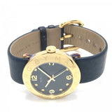 Buy Shop Marc Jacobs Blade Blue Dial Blue Leather Strap Watch for Women - MBM1224 USA Online