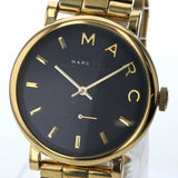 Buy Shop Marc Jacobs Baker Black Dial Gold Steel Strap Watch for Women - MBM3355 USA Online