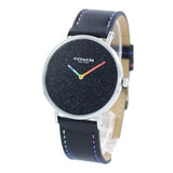 Buy Shop Coach Perry Black Dial Black Leather Strap Watch for Women - 14503033 USA Online