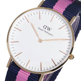 Buy Shop Daniel Wellington Classic Winchester White Dial Three Tone Nylon Strap Watch For Women - DW00100033 USA Online