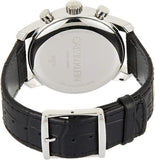 Calvin Klein City Chronograph Black Dial Black Leather Strap Watch for Men - K2G271C3