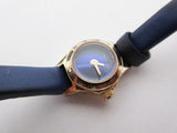 Marc Jacobs Blade Blue Dial Blue Leather Strap Watch for Women - MBM8641