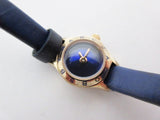 Buy Shop Marc Jacobs Blade Blue Dial Blue Leather Strap Watch for Women - MBM8641 USA Online
