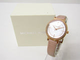 Buy Shop Michael Kors Cinthia Mother of Pearl Dial Pink Leather Strap Watch for Women - MK2663 USA Online