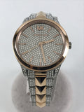 Buy Shop Michael Kors Runway Mercer Crystals Silver Dial Two Tone Steel Strap Watch For Women - MK6716 USA Online