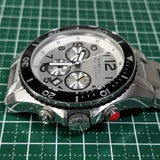 Buy Shop Marc Jacobs Rock Chronograph White Dial Silver Steel Strap Watch for Men - MBM5027 USA Online