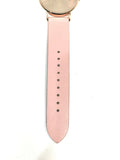 Buy Shop Coach Delancey Gold Dial Pink Leather Strap Watch for Women - 14503332 USA Online