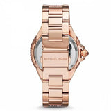 Buy Shop Michael Kors Camille Crystal Rose Gold Dial Rose Gold Steel Strap Watch for Women - MK5862 USA Online