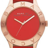 Buy Shop Marc Jacobs Blade Red Dial Red Leather Strap Watch for Women - MBM1204 USA Online