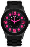 Buy Shop Marc Jacobs Pelly Black Dial Black Silicone Strap Watch for Women - MBM2529 USA Online