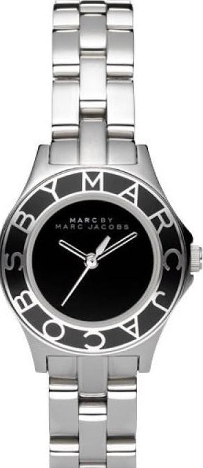 Buy Shop Marc Jacobs Blade Black Dial Silver Steel Strap Watch for Women - MBM3059 USA Online