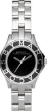 Buy Shop Marc Jacobs Blade Black Dial Silver Steel Strap Watch for Women - MBM3059 USA Online