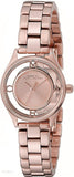 Buy Shop Marc Jacobs Tether Transparent Rose Gold Dial Rose Gold Steel Strap Watch for Women - MBM3417 USA Online