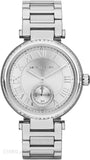 Buy Shop Michael Kors Skylar Silver Dial Silver Steel Strap Watch for Women - MK5866 USA Online