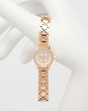Buy Shop Tory Burch Reva Rose Gold Dial Rose Gold Steel Strap Watch for Women - TBW4043 USA Online