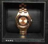 Buy Shop Marc Jacobs Henry Rose Gold Dial Rose Gold Steel Strap Watch for Women - MBM3293 USA Online