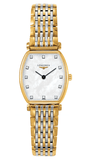 Longines La Grande Classique White Dial Two Tone Mesh Bracelet Watch for Women - L4.205.2.87.7