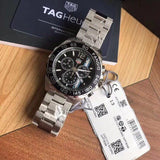 Buy Shop Tag Heuer Formula 1 Chronograph Black Dial Silver Steel Strap Watch for Men - CAZ101H.BA0842 USA Online