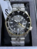 Buy Shop Seiko 5 Sports GMT US Special Edition Automatic Grey Dial Silver Steel Strap Watch For Men - SSK021K1 USA Online
