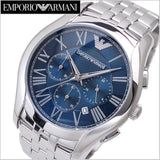Buy Shop Emporio Armani Classic Navy Blue Dial Stainless Steel Watch For Men - AR1787 USA Online