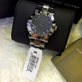 Buy Shop Marc Jacobs Amy Grey Dial Grey Steel Strap Watch for Women - MBM3196 USA Online