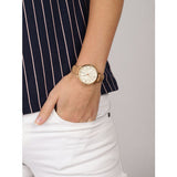 Buy Shop Fossil Jacqueline White Dial Brown Leather Strap Watch for Women - ES3487 USA Online