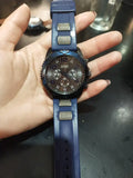 Buy Shop Guess Velocity Blue Dial Blue Rubber Strap Watch for Men - W0599G2 USA Online