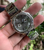 Buy Shop Guess Sassy Multifunction Quartz Silver Dial Silver Steel Strap Watch For Women - W0705L1 USA Online