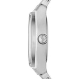 Buy Shop Emporio Armani Federica Three-Hand Date Blue Dial Silver Steel Strap Watch For Women - AR11593 USA Online