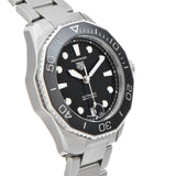 Buy Shop Tag Heuer Aquaracer Professional 300 Automatic Black Dial Silver Steel Strap Watch for Women - WBP231D.BA0626 USA Online