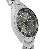 Tag Heuer Formula 1 Ayrton Senna Special Edition Grey Dial Silver Steel Strap Watch for Men - CAZ101AF.BA0637