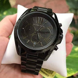 Buy Shop Michael Kors Bradshaw Black Dial Black Steel Strap Watch for Men - MK5550 USA Online